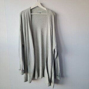 Barefoot Dreams CozyChic Lite Ribbed Cuff Coastline Cardigan womens size 2X